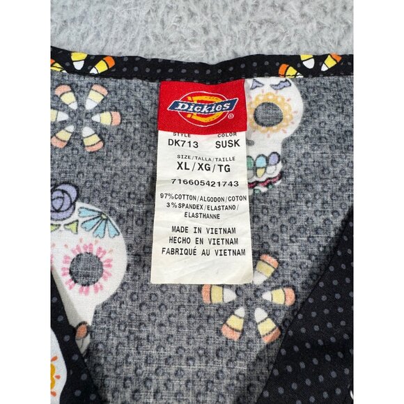 Assorted Halloween-Themed Scrub Tops Bundle XL Dickies UA Scrubs Disney 1-Pants - Picture 12 of 16